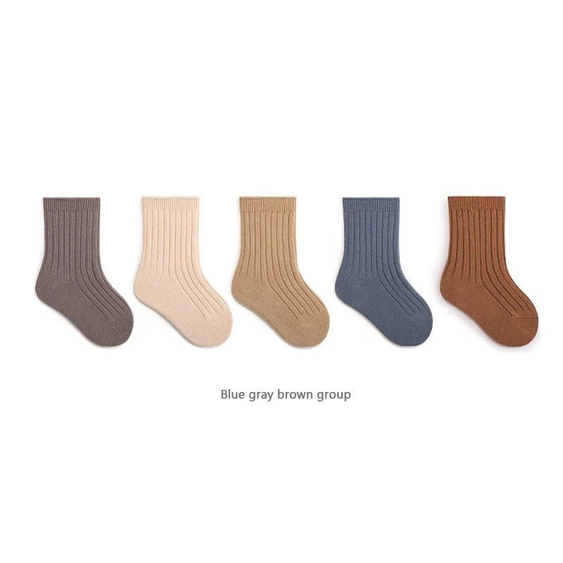 5 Pair Baby Breathable Socks