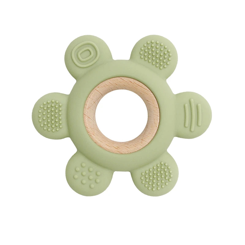 Wooden Teether Flower