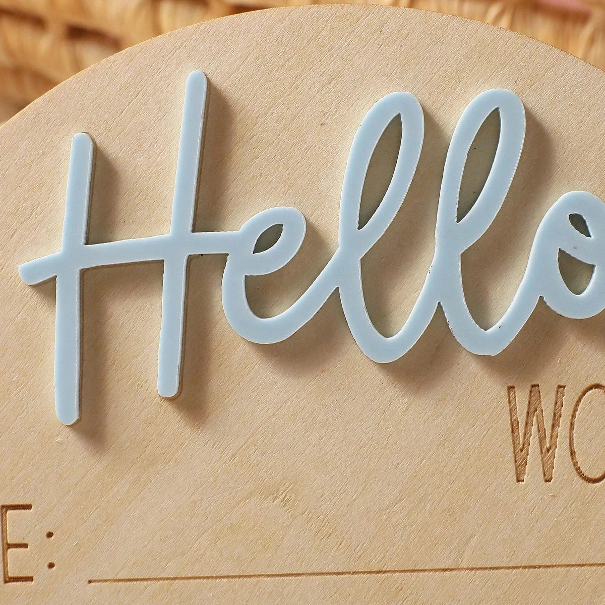 Baby Announcement Sign Gift Set