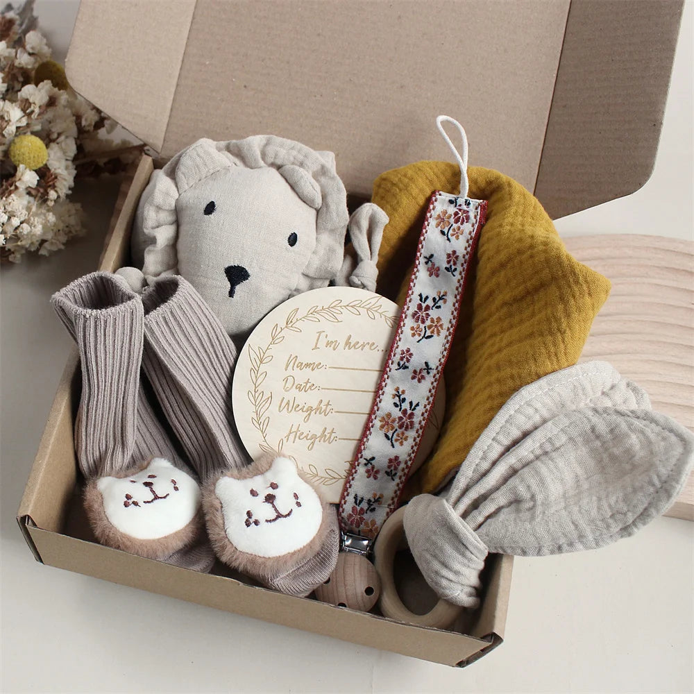 6Pcs Set Newborn Shower Gifts