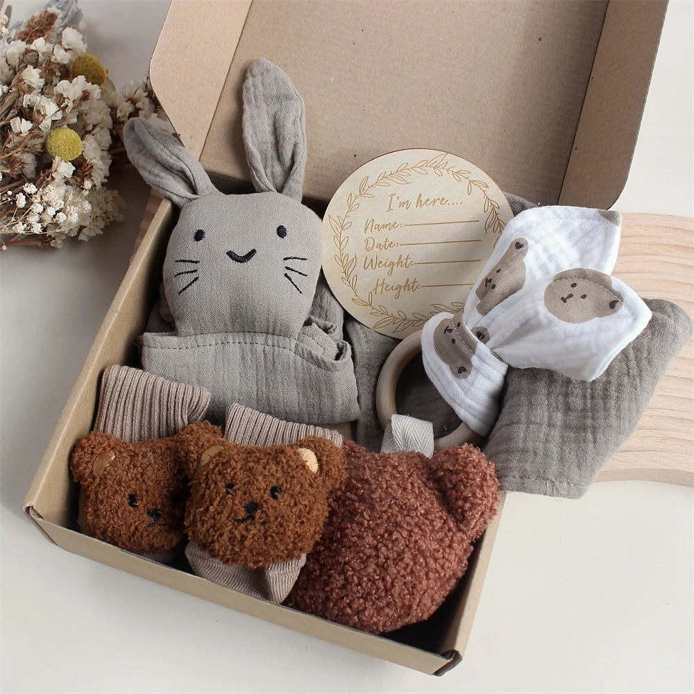6Pcs Set Newborn Shower Gifts