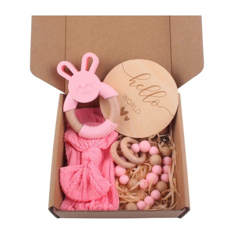 Newborn Bathing & Rattle Toy Set