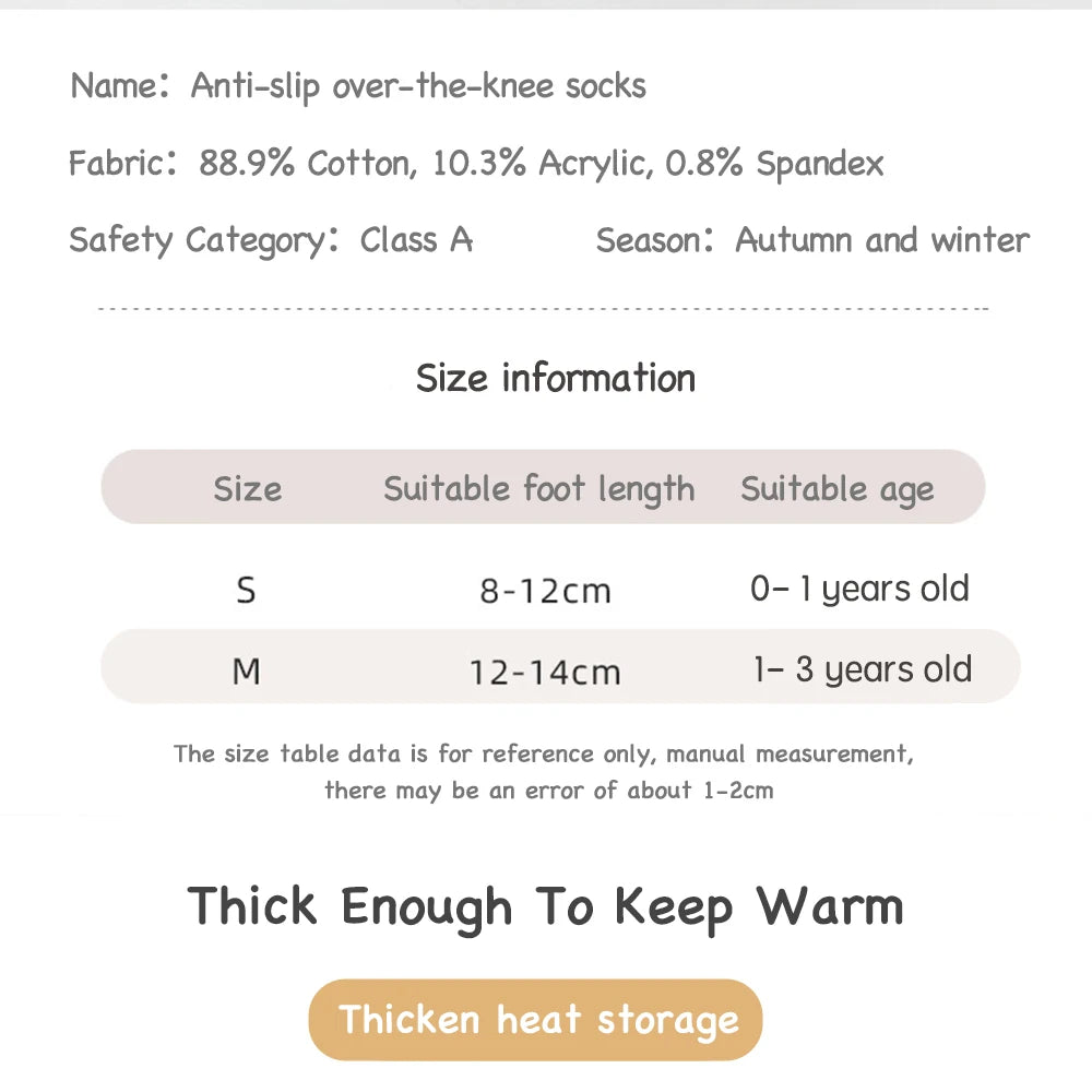 Baby Knee High Crawling Socks