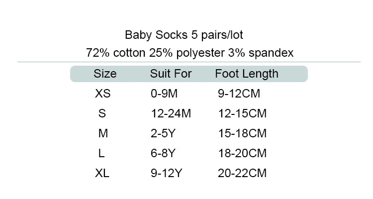 Cute Newborn Toddler Socks