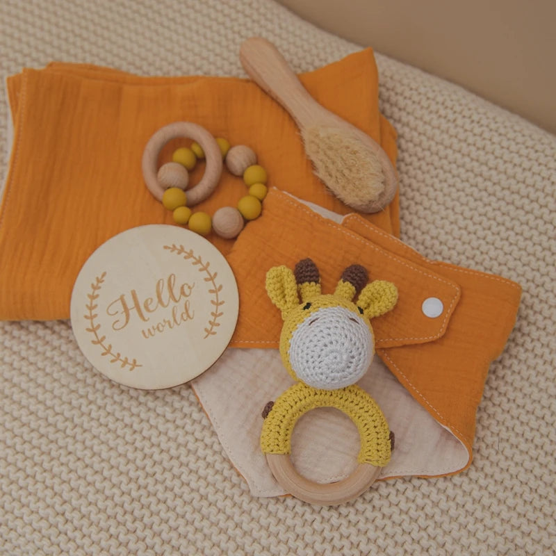 Baby Bath Rattle Bracelet Toys Set