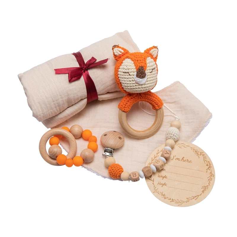 Baby Bath Rattle Bracelet Toys Set
