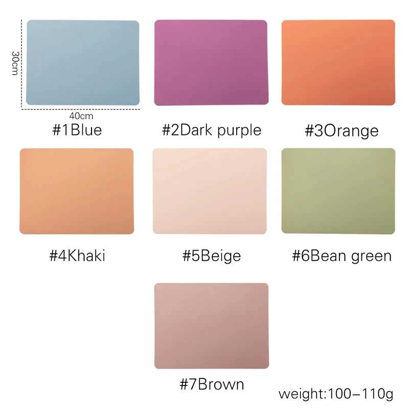 Food Grade Baby Silicone Placemat