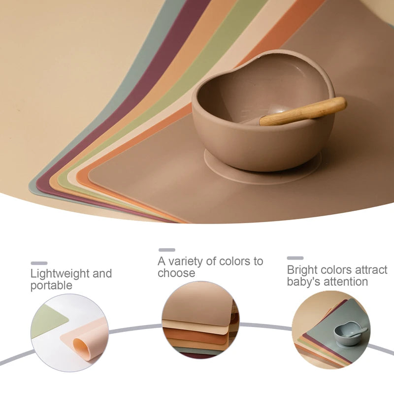 Food Grade Baby Silicone Placemat