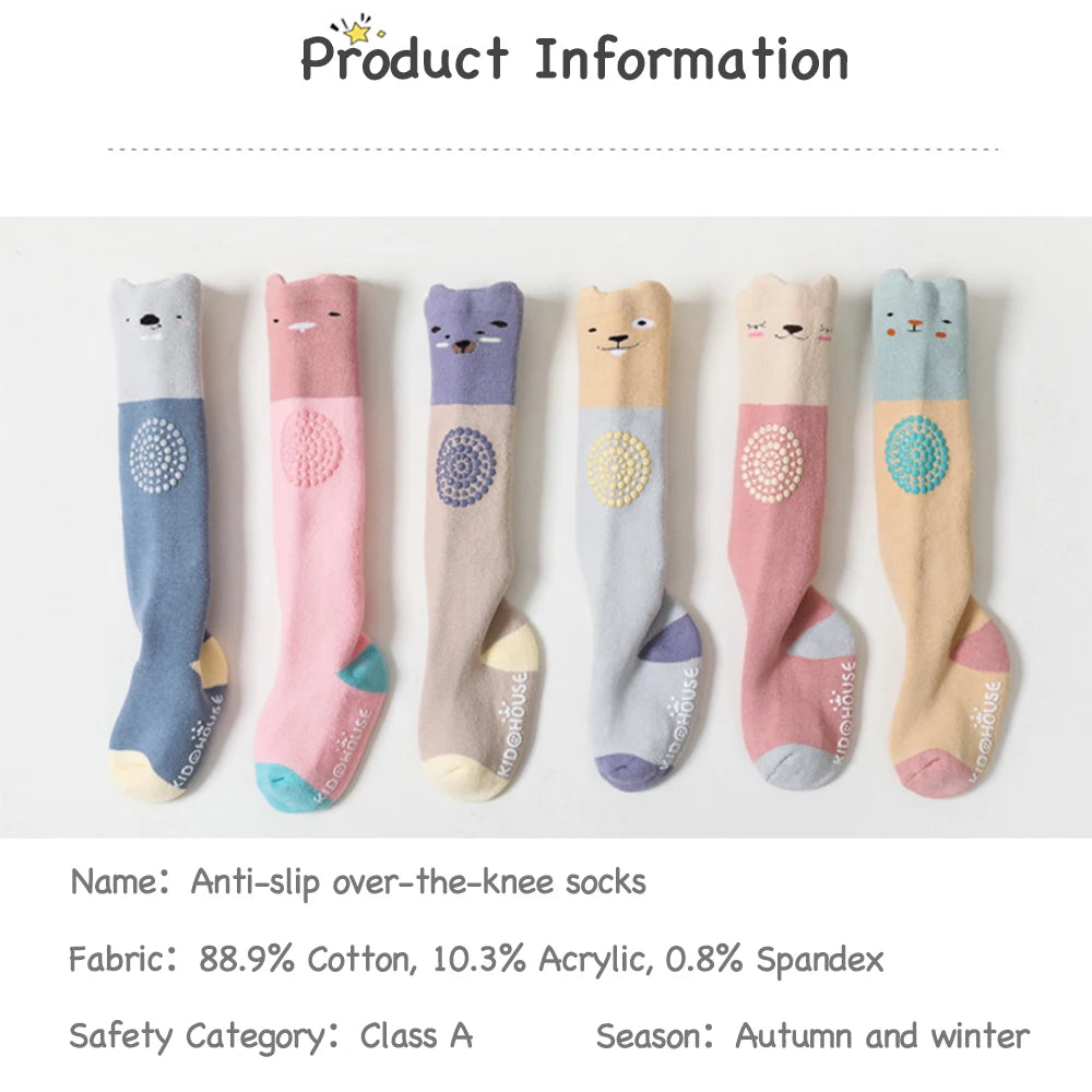Baby Knee High Crawling Socks