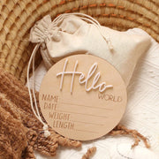 Baby Announcement Sign Gift Set