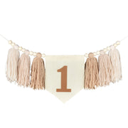 First Kids Boho Birthday Party Crown & Tassel