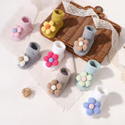 Flower Baby Headband Socks Set