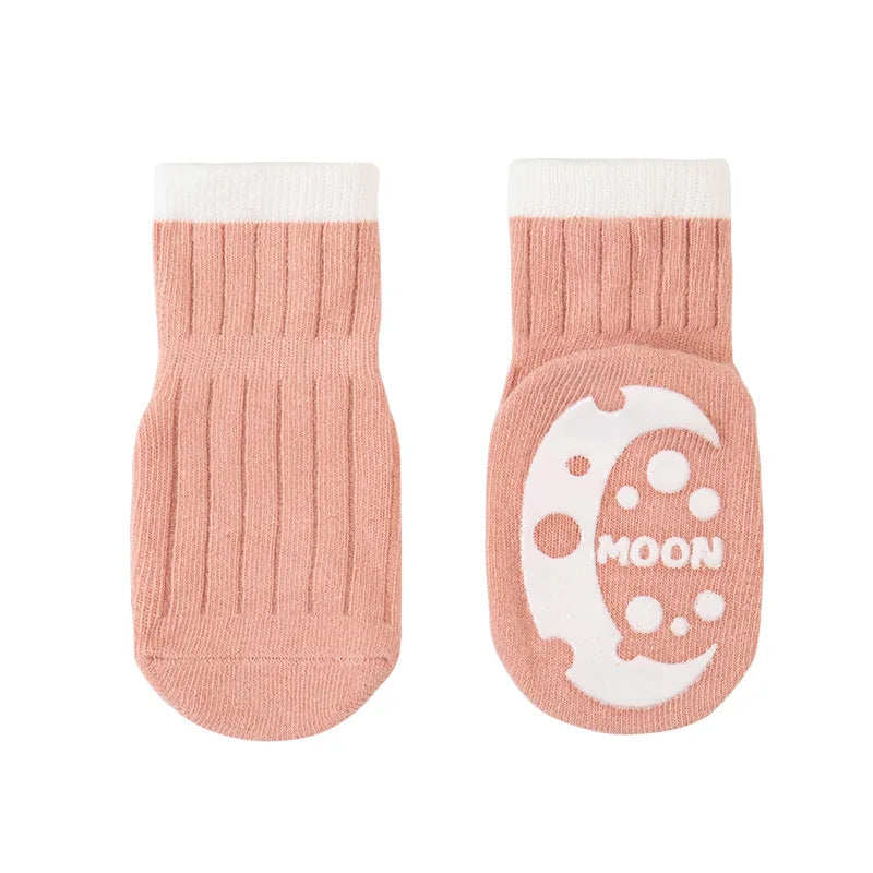 5pairs Casual Cute Knit Floor Socks