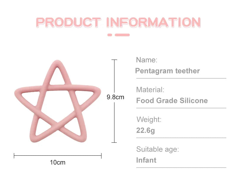 Pentagram Teether Toys