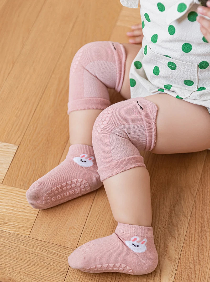 Baby Knee Pads Socks Set