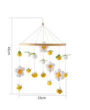 Wood Bed Bell Musical Rattles Toys