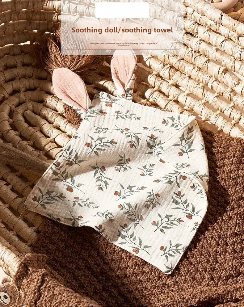 Cartoon Print Muslin Hand Face Towel
