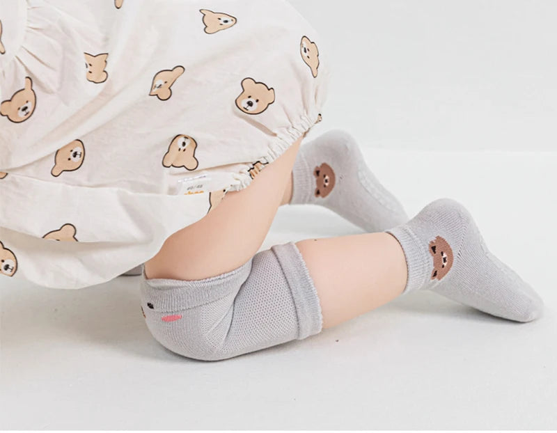 Baby Knee Pads Socks Set