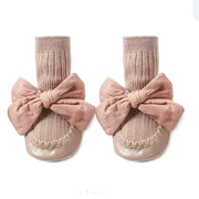 Baby Bow Middle Tube Shoes