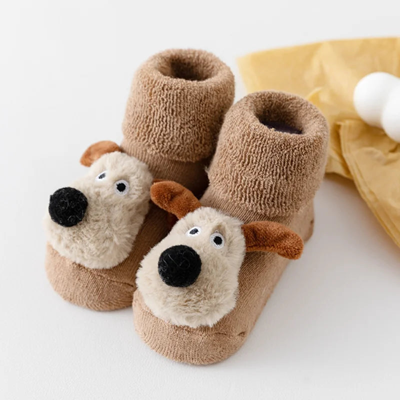 New cartoon warming baby socks