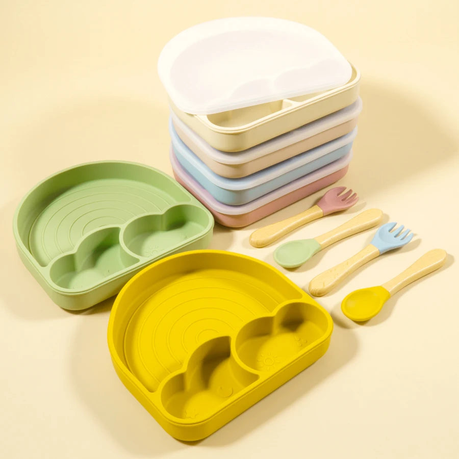 Rainbow Shape Baby Food Storage