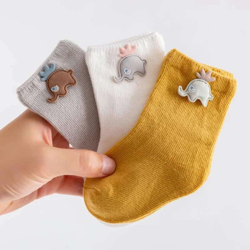 0-3 Years Kids Soft Cotton Socks