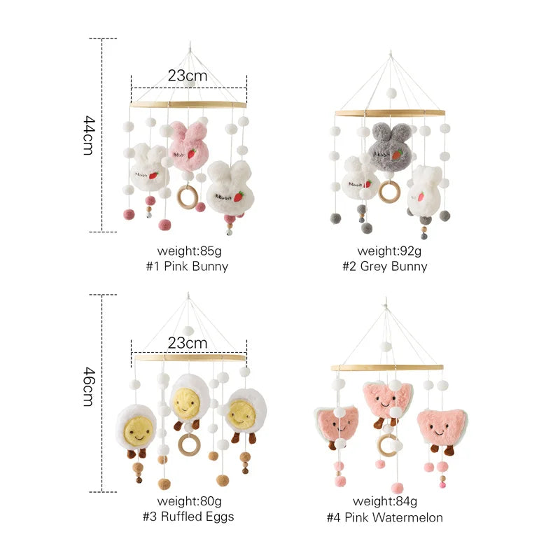 Hot Air Balloon Baby Rattle Toys