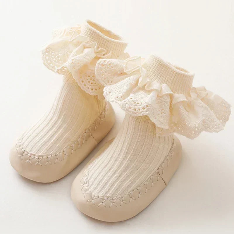 Baby Bow Middle Tube Shoes