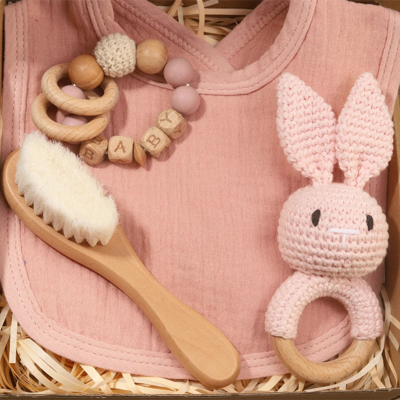 Personalized Baby Pacifier Teething Set