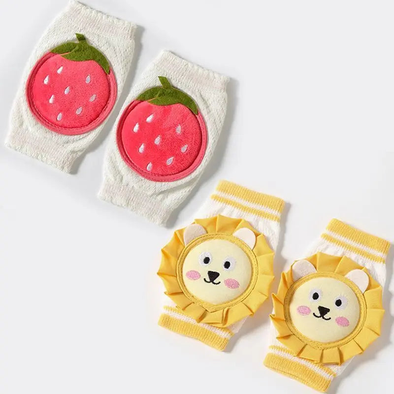 Bee Lion Cotton Strawberry Leg Warmers