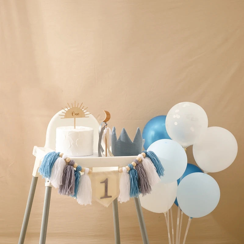 Baby Birthday Party Handmade Banner Tassel