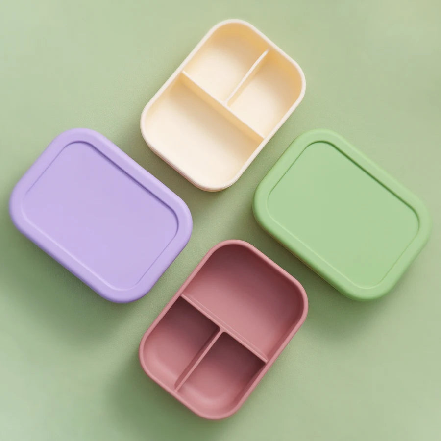 Lunch Box Three-Compartment Box