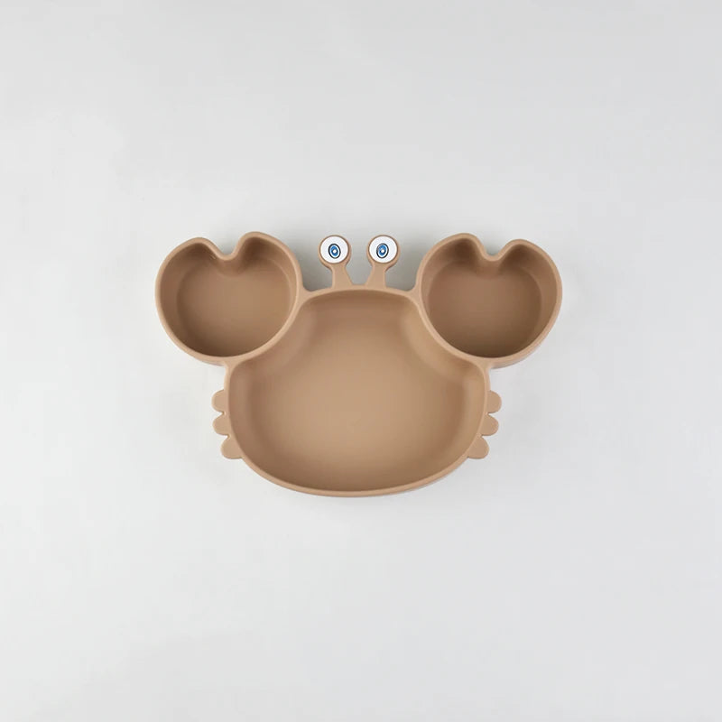 Silicone Dining Plate Suction Cartoon