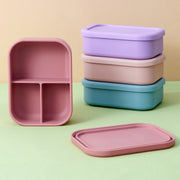 Lunch Box Three-Compartment Box