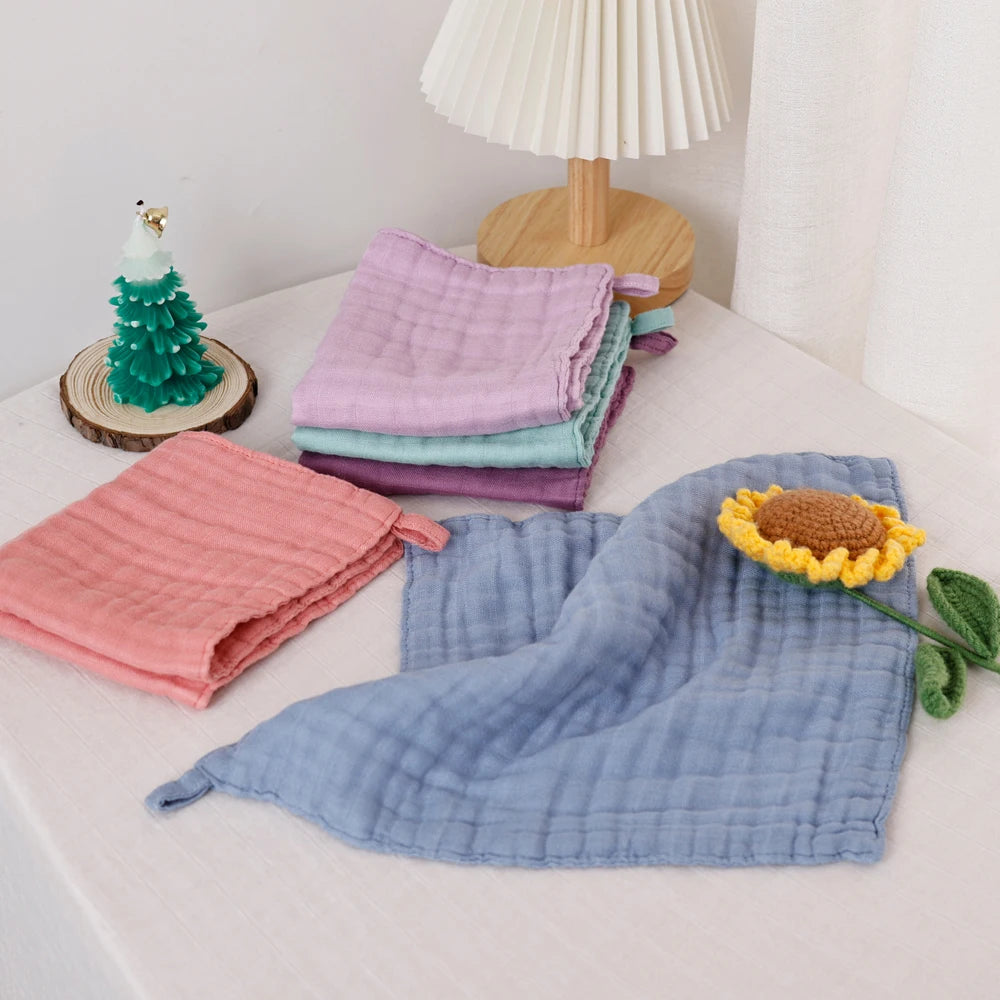 5PCS Set Bamboo Cotton Face Towel