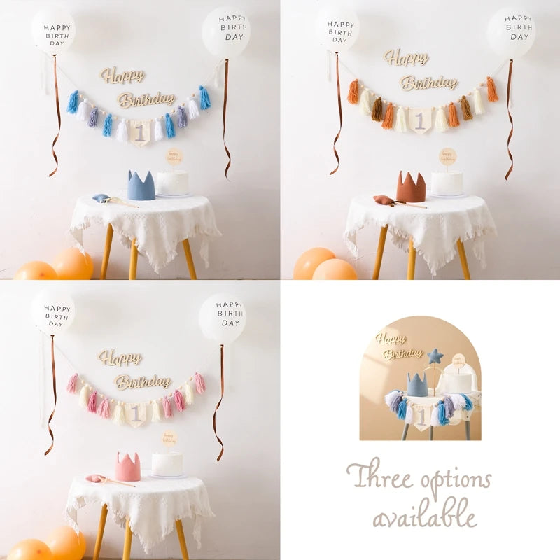 Baby Party Banner Tassel