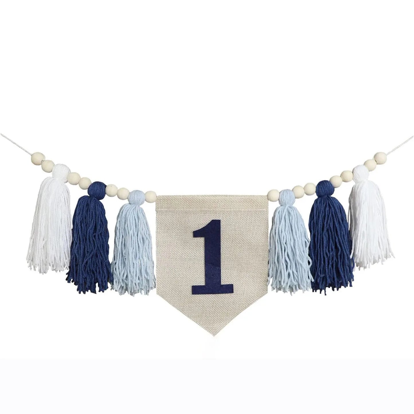 First Kids Boho Birthday Party Crown & Tassel