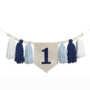 First Kids Boho Birthday Party Crown & Tassel