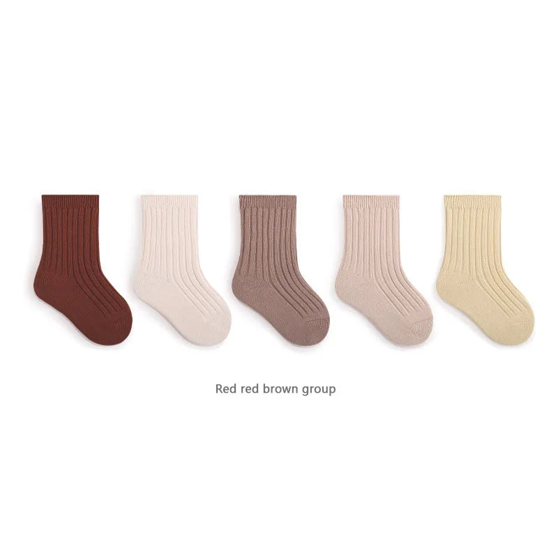 5 Pair Baby Breathable Socks