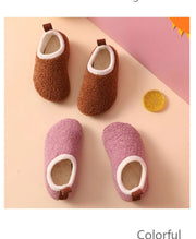 Solid Warm Kids Winter Home Shoes