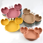 Silicone Dining Plate Suction Cartoon