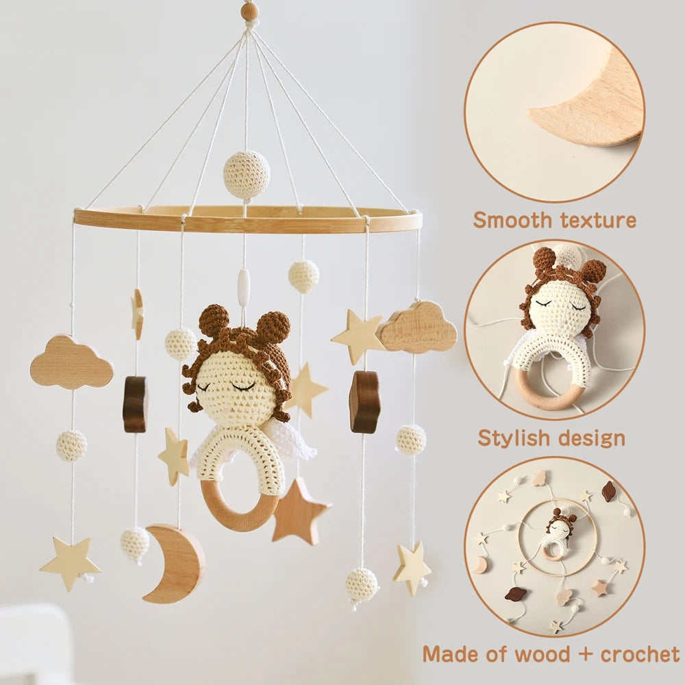 Newborn Angel Bed Bell Crib Toys