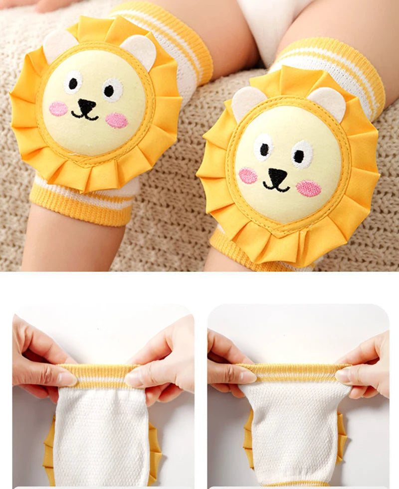 Bee Lion Cotton Strawberry Leg Warmers