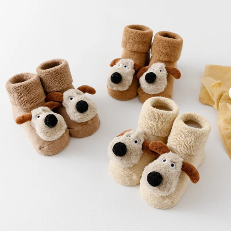 New cartoon warming baby socks