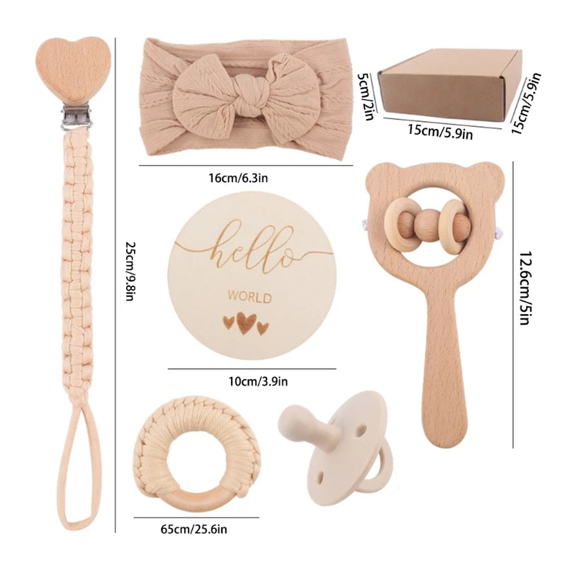 Pacifier Chain Set Newborn Baby