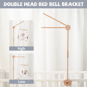 Crib Bell Toys Wooden Bracket