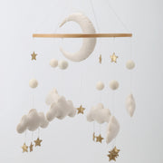 Moon and Clouds Cot Crib Toy