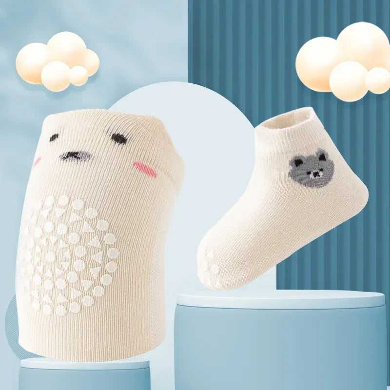 Baby Knee Pads Socks Set