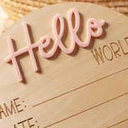 Baby Announcement Sign Gift Set