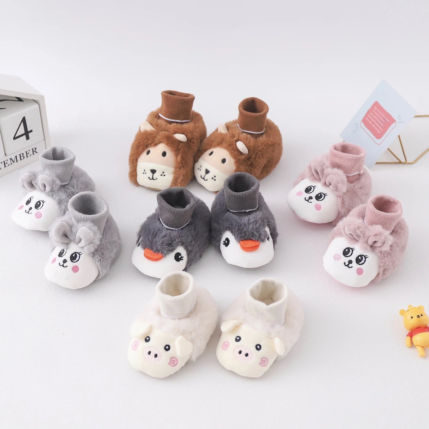3D Cartoon Animals Baby Shoes